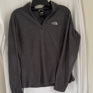 The North Face Men's Charcoal Zip-Up Sweater
